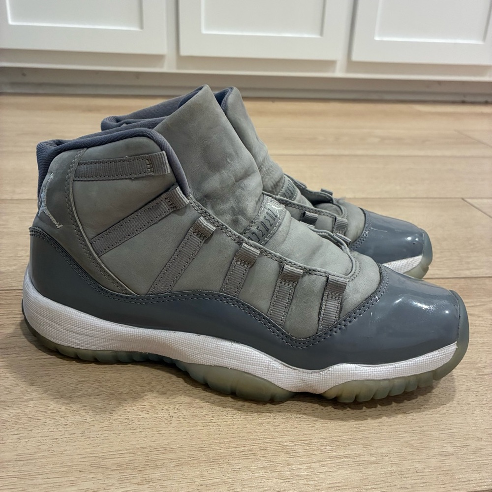 Size 6Y/7.5W - Nike Air Jordan 11 Retro "Cool Grey" Sneakers - 378038-005